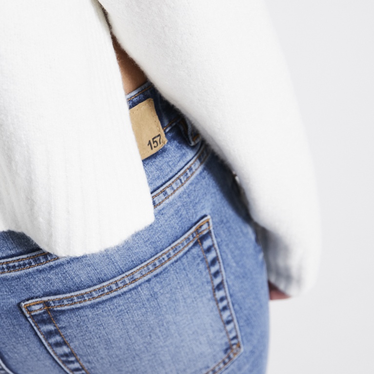 Short knit cardigan "Gemma" Ivory